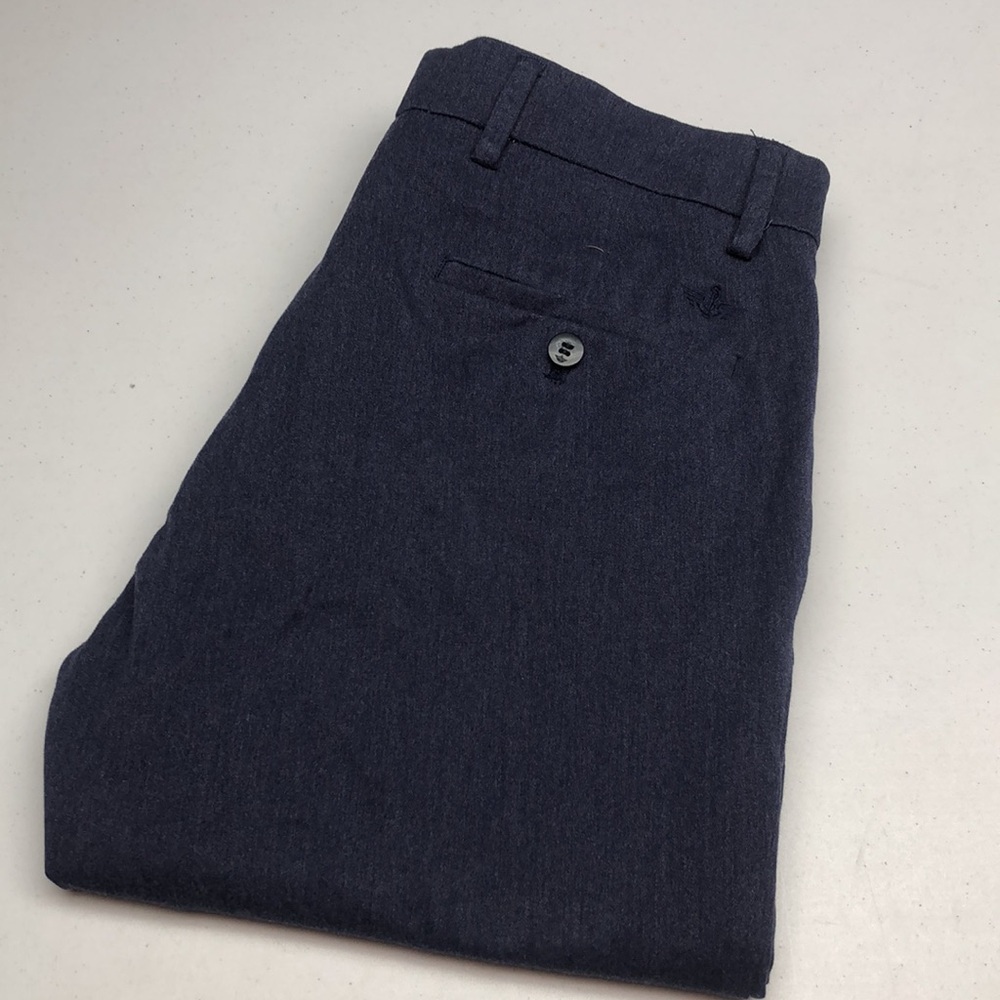 DOCKERS MENS COTTON DRESS ALPHA KHAKI SKINNY FIT 32x32 LIKE NEW ⭐️